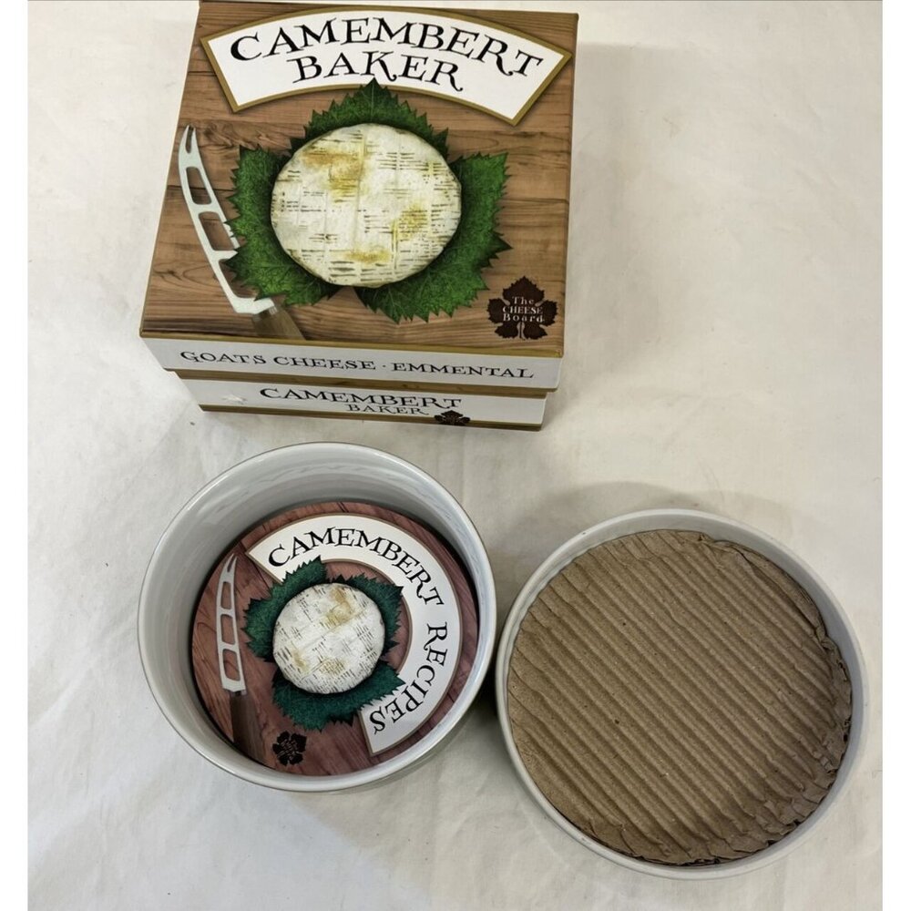 NEW Camembert Cheese BIA Porcelain Baker Emmental By Clare Mackie - Picture 3 of 4